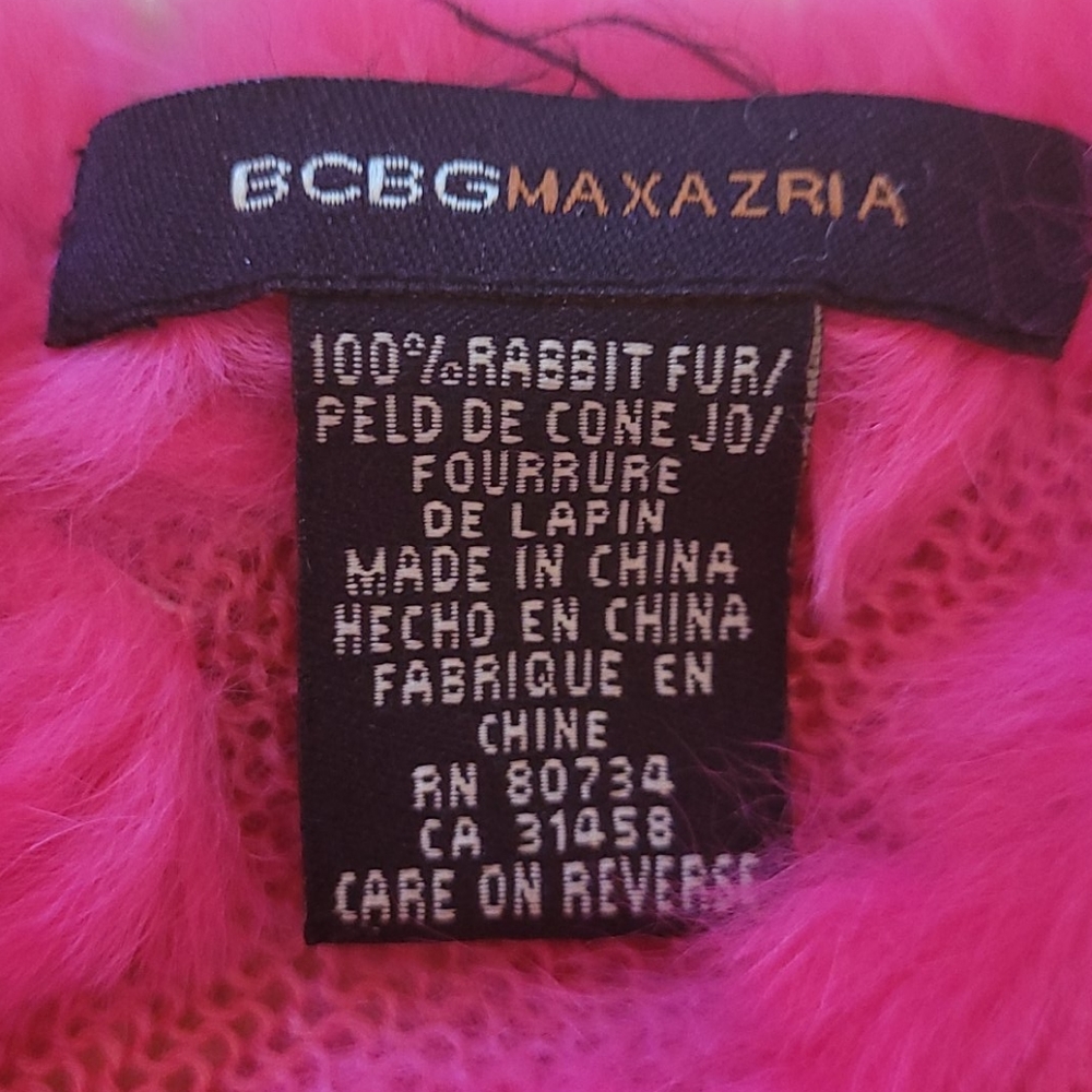 BCBGMaxAzria Fuewrap Rabbit Knit Shawl - Picture 3 of 5
